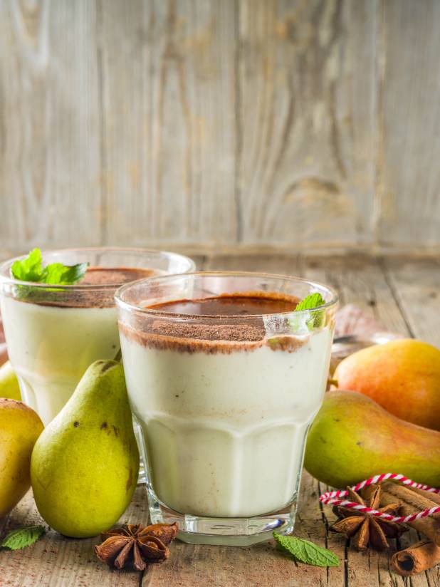 Batido de avena y pera