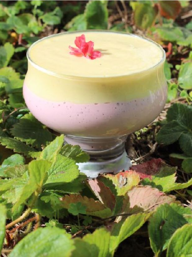 Batido de frutas congeladas