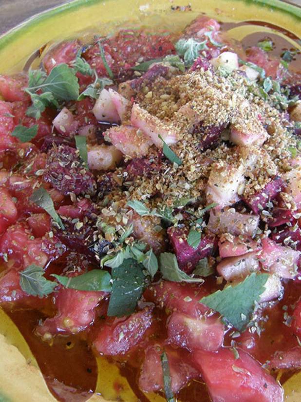Ensalada de verano con tomate