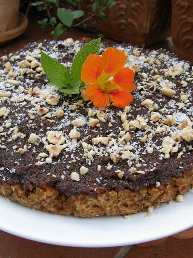 Tarta de manzana con zanahoria