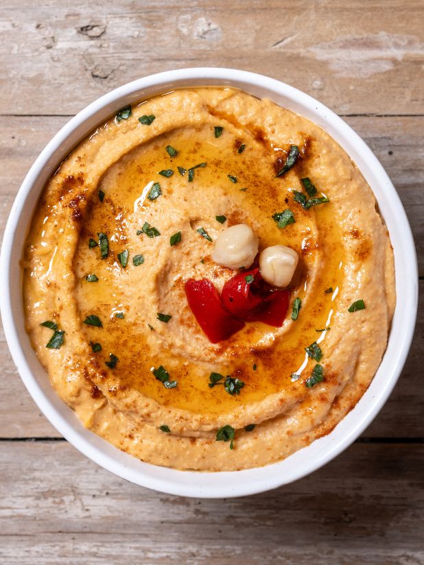 Hummus de pimiento