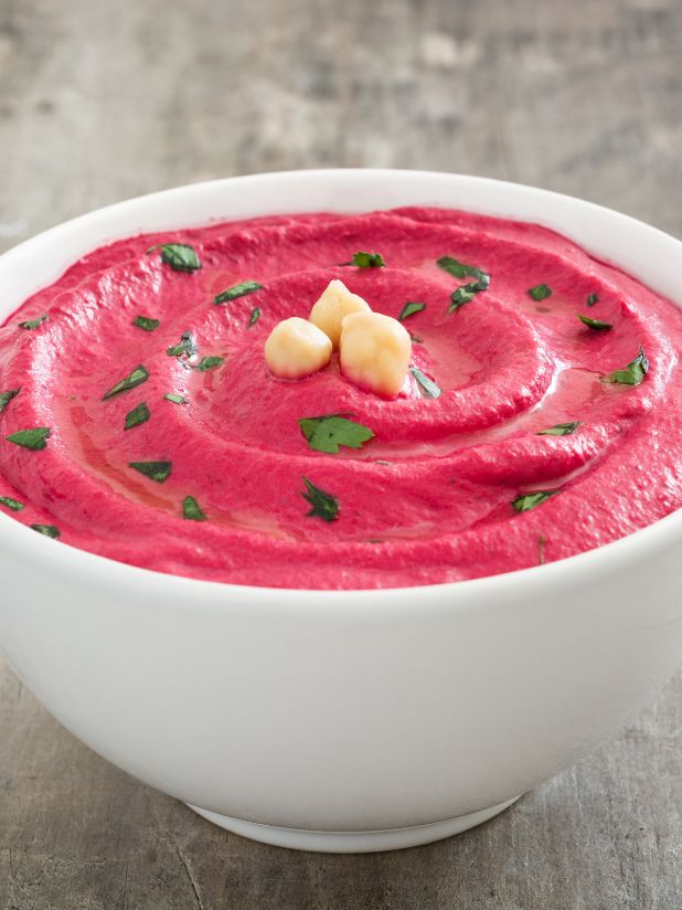 Hummus de remolacha