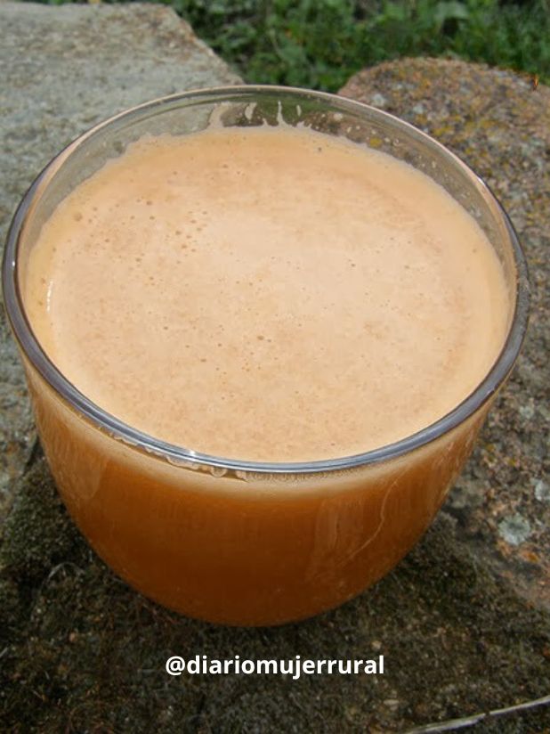 Jugo de col y calabaza